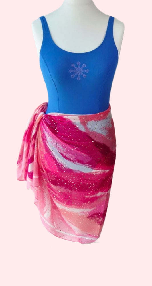The Multi-Way Glitter Sarong - bright-colourful-super-soft-lightweight-sparking-glitter-sarong-beach-cover-up-holiday-dress-Sarong