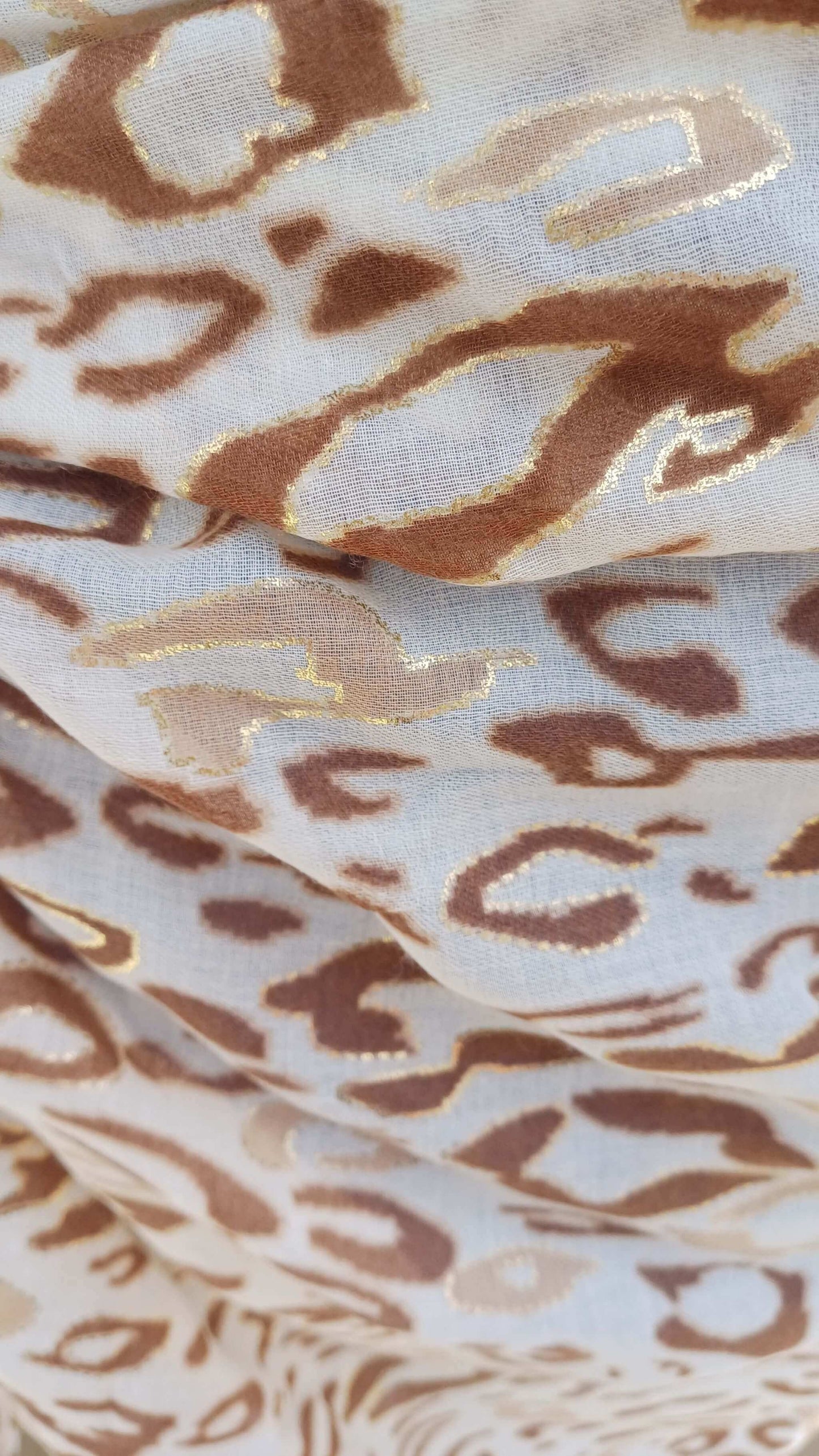 Leopard Print Lightweight Soft Scarf