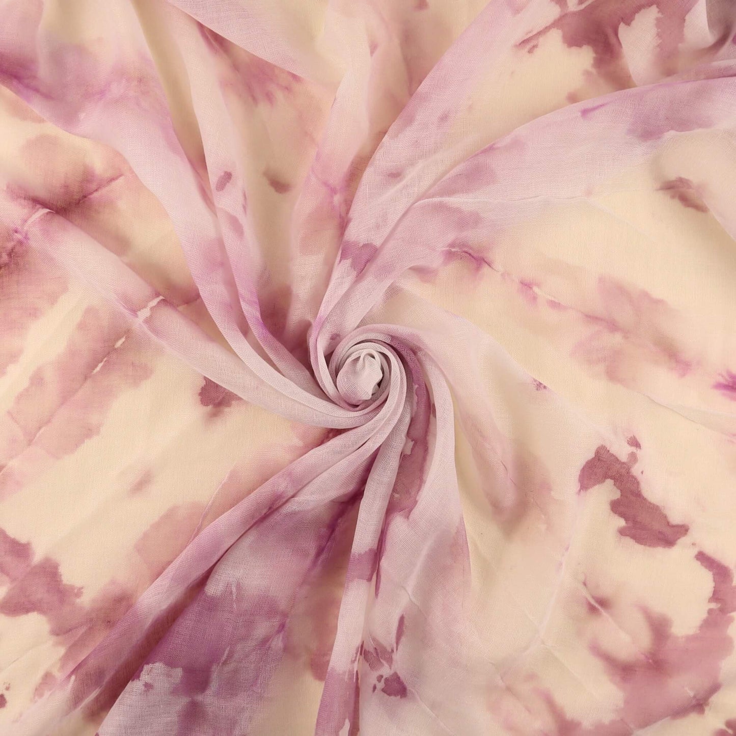 Swirl Tie Dye Print Frayed Scarf - copy-of-tie-dye-stripe-print-frayed-scarf-Scarf