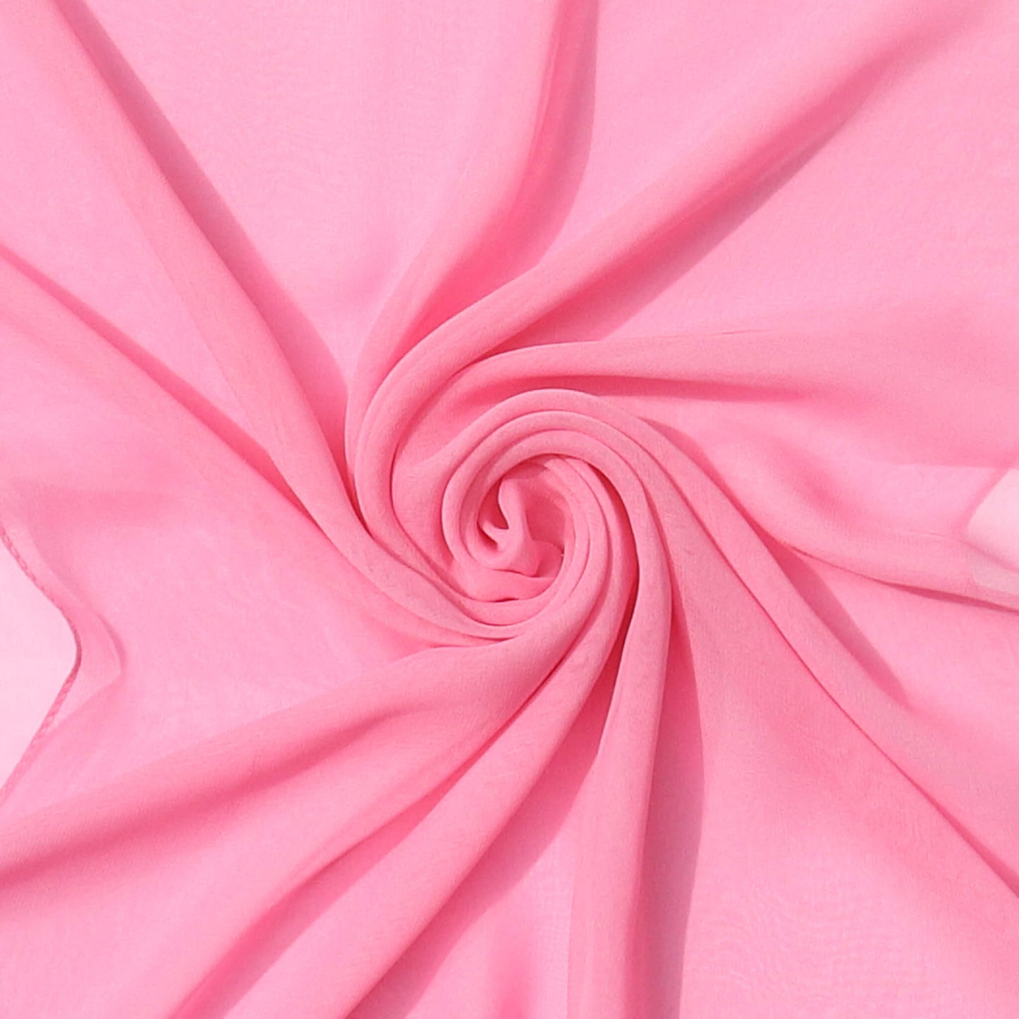 Candy pink chiffon scarf – soft sheer fabric in delicate swirl, ultra-light accessory for layering year-round, Aurora’s Array pastel scarf