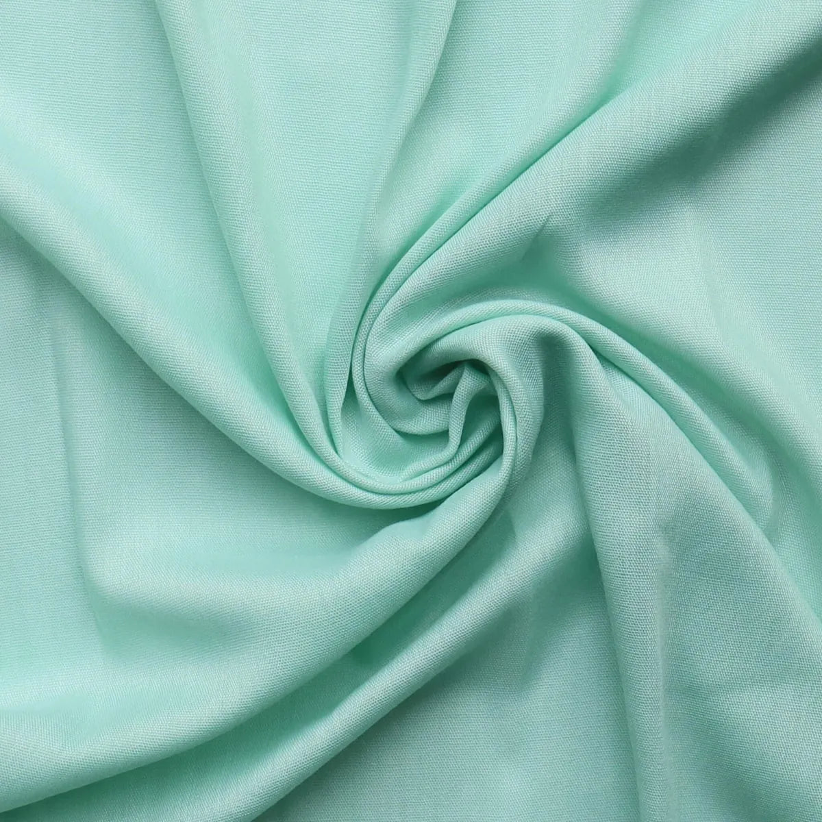 Mint Green pashmina wrap – swirl fabric detail, soft lightweight texture