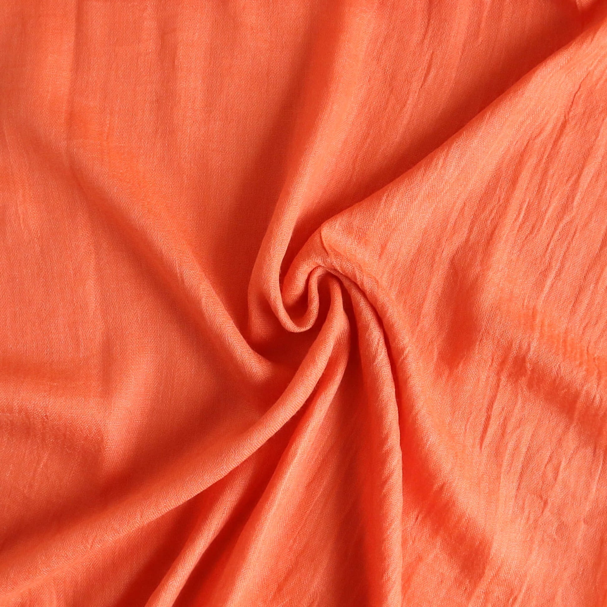 A soft, large plain bright orange coloured scarf shawl made from a blend of cotton and modal. perfect for summer, spring, autumn, winter. - Aurora's Array