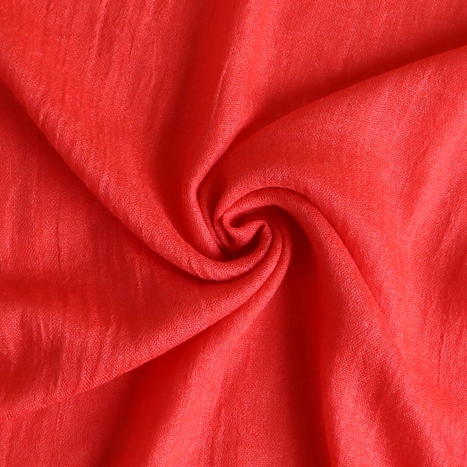 A soft, large plain bright red coloured scarf shawl made from a blend of cotton and modal. perfect for summer, spring, autumn, winter. - Aurora's Array