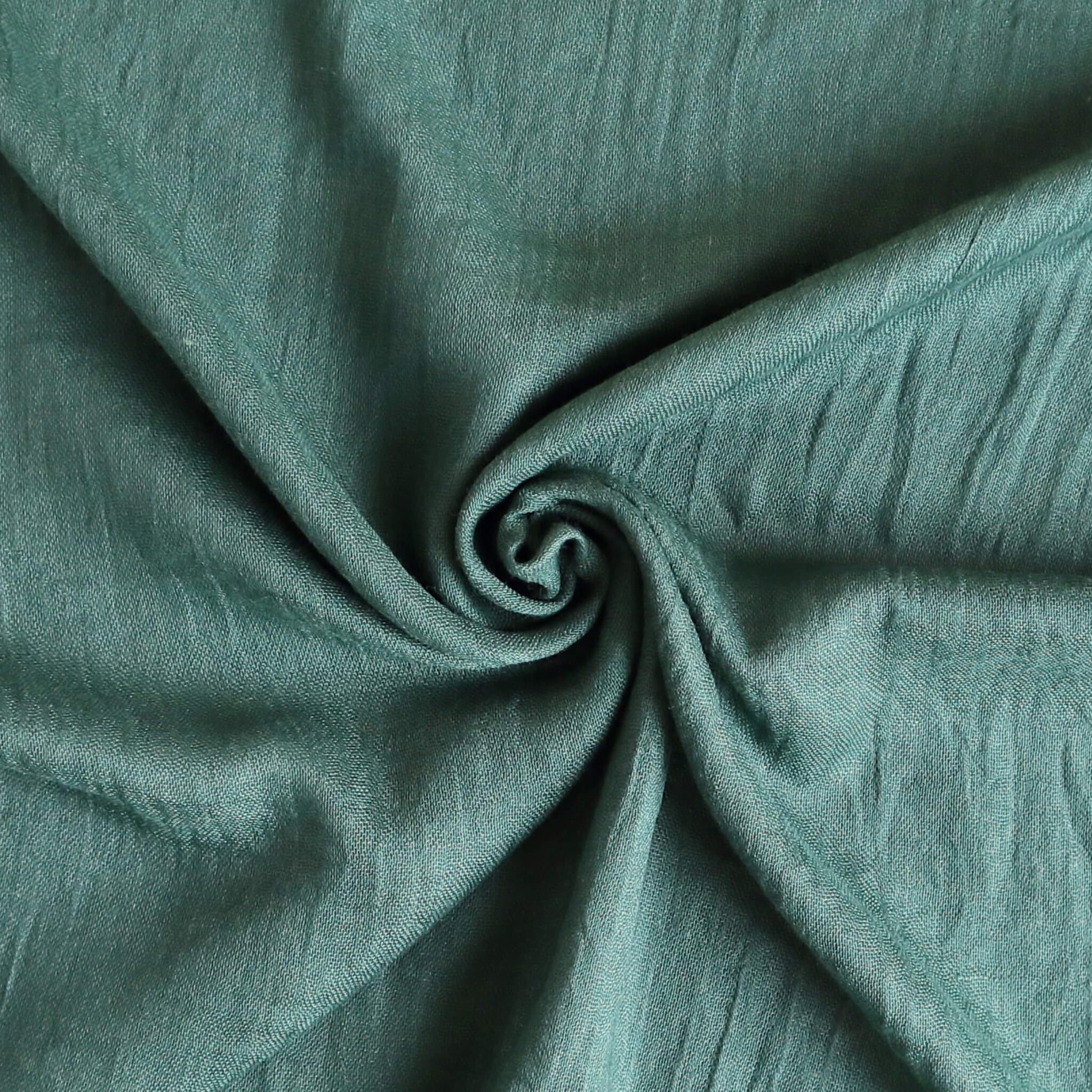 A soft, large plain forest green coloured scarf shawl made from a blend of cotton and modal. perfect for summer, spring, autumn, winter. - Aurora's Array