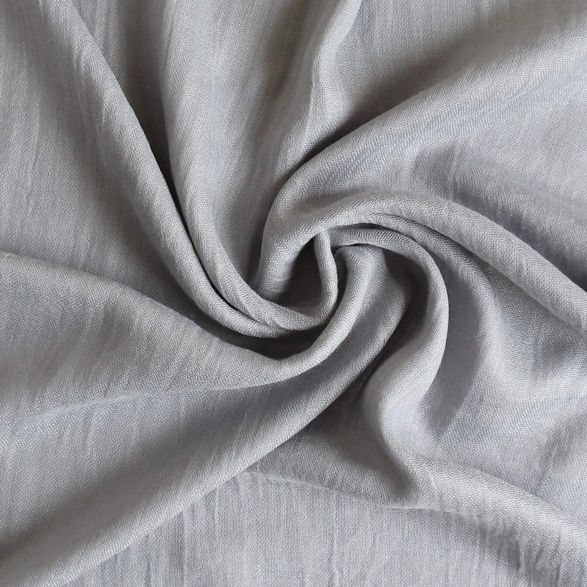 A soft, large plain grey coloured scarf shawl made from a blend of cotton and modal. perfect for summer, spring, autumn, winter. - Aurora's Array