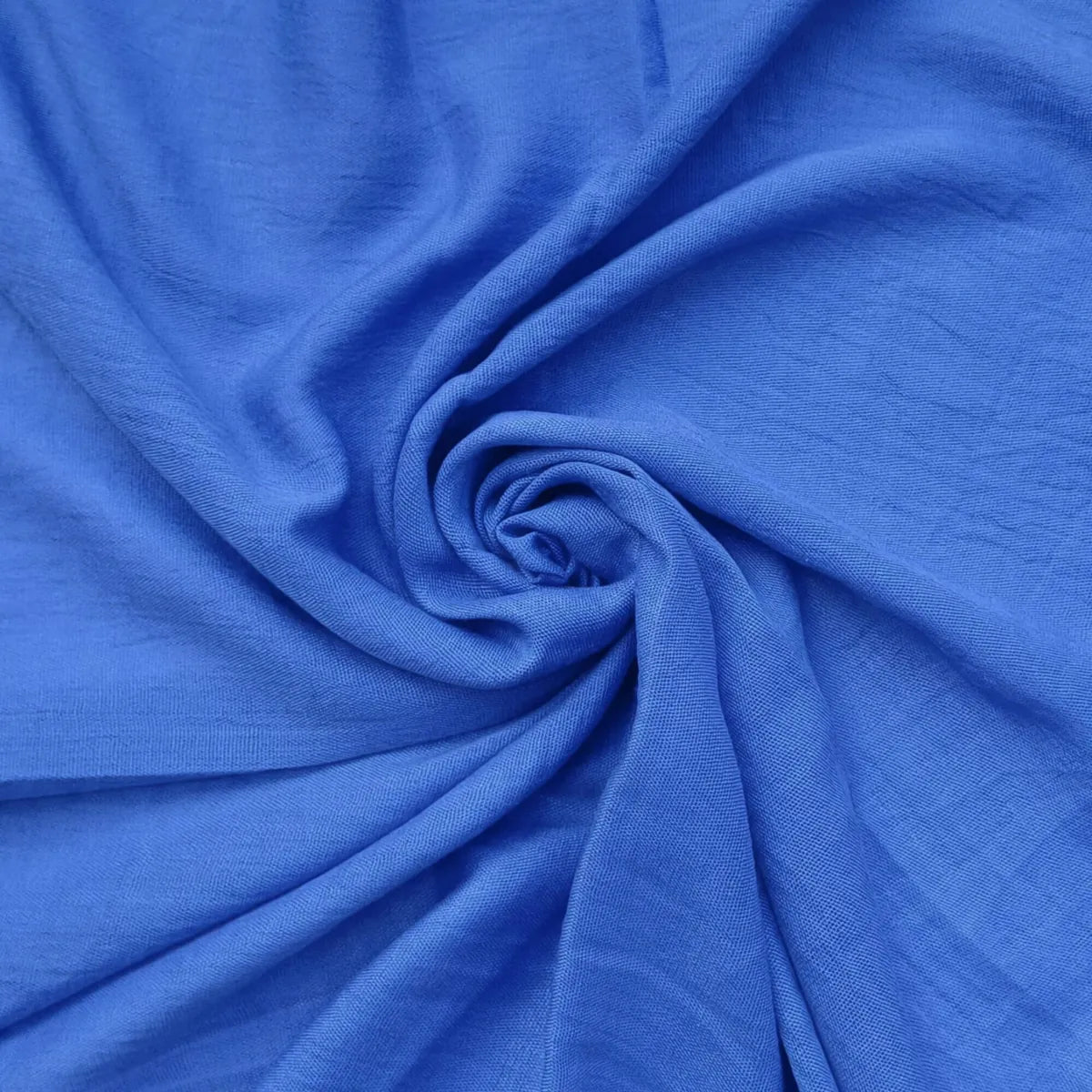 Royal Blue pashmina wrap – swirl fabric detail, soft lightweight texture