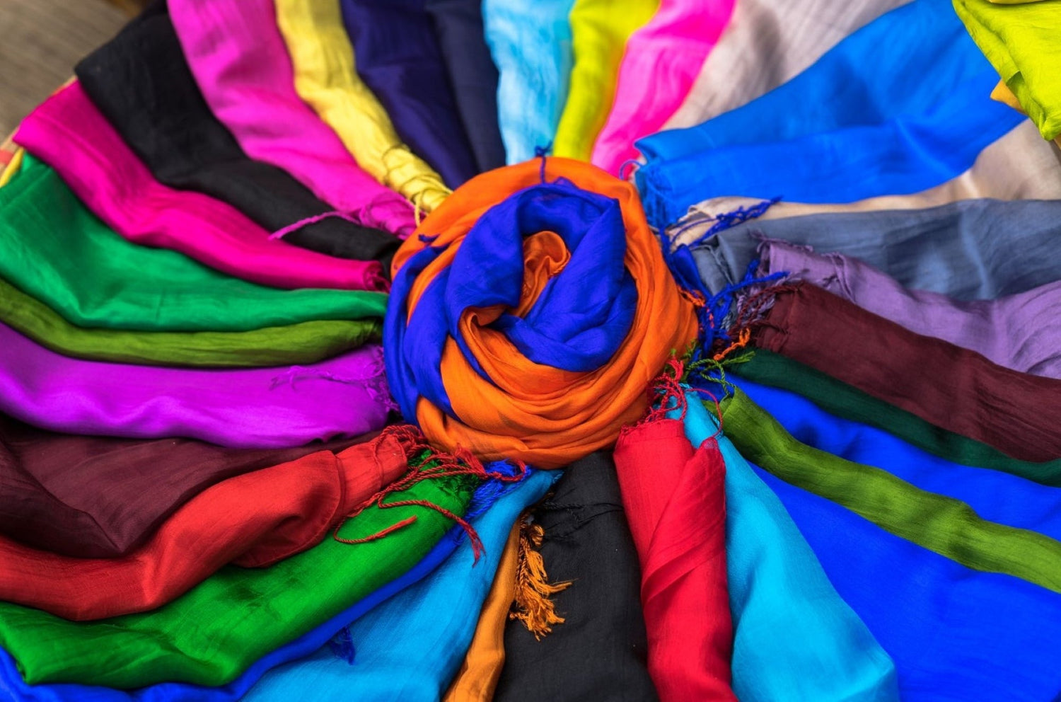 Plain Scarves Collection Aurora's Array