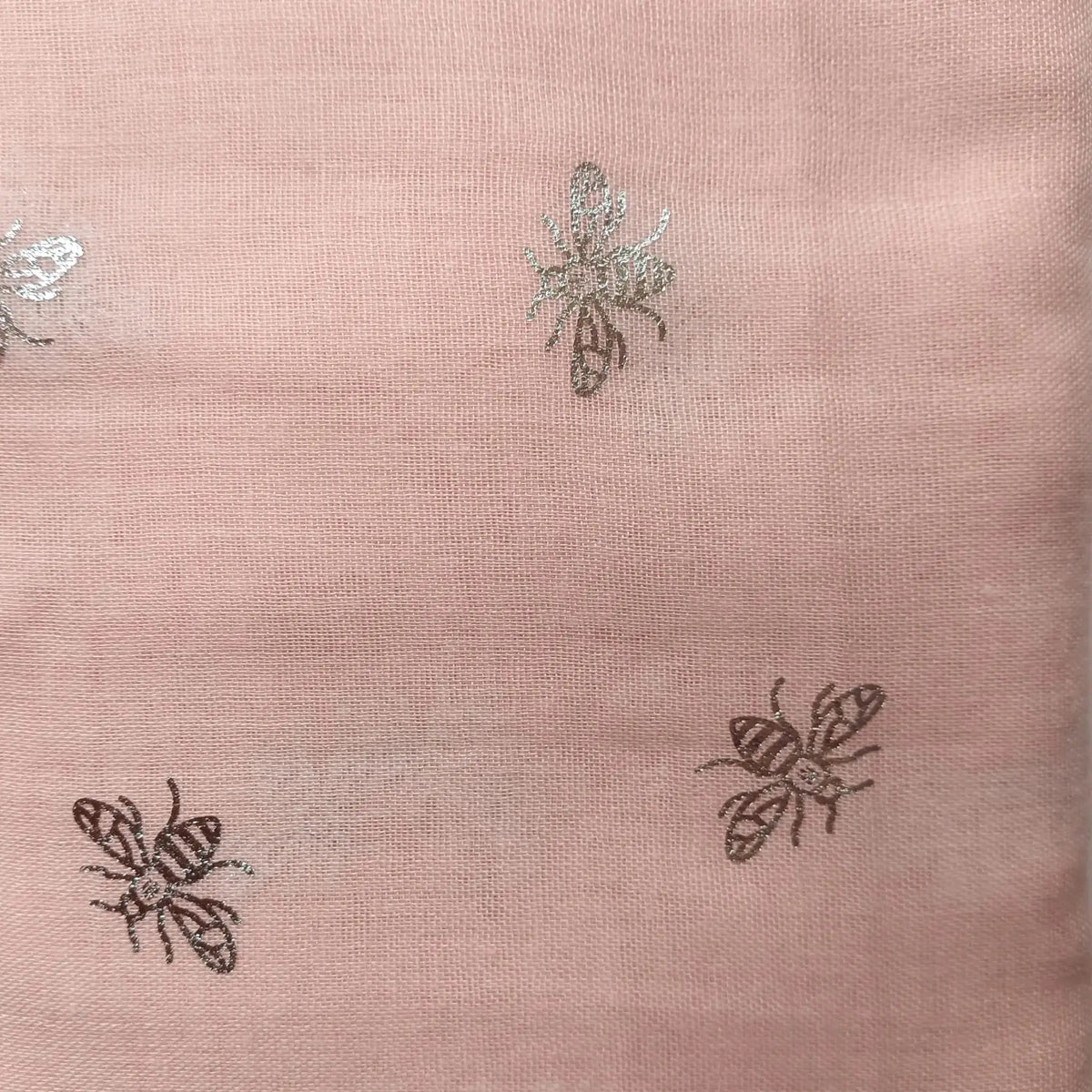 Silver Sparkle Bee Scarf