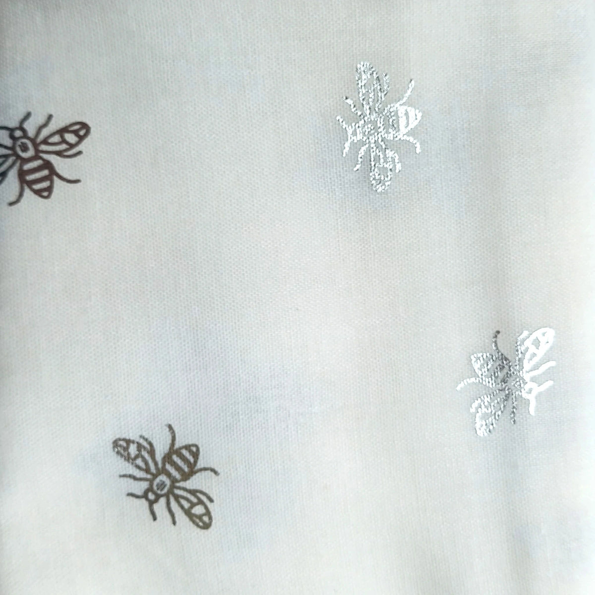 Silver Sparkle Bee Scarf