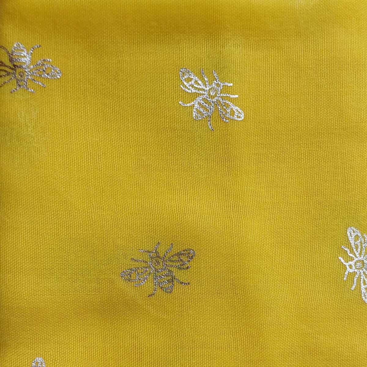 Silver Sparkle Bee Scarf