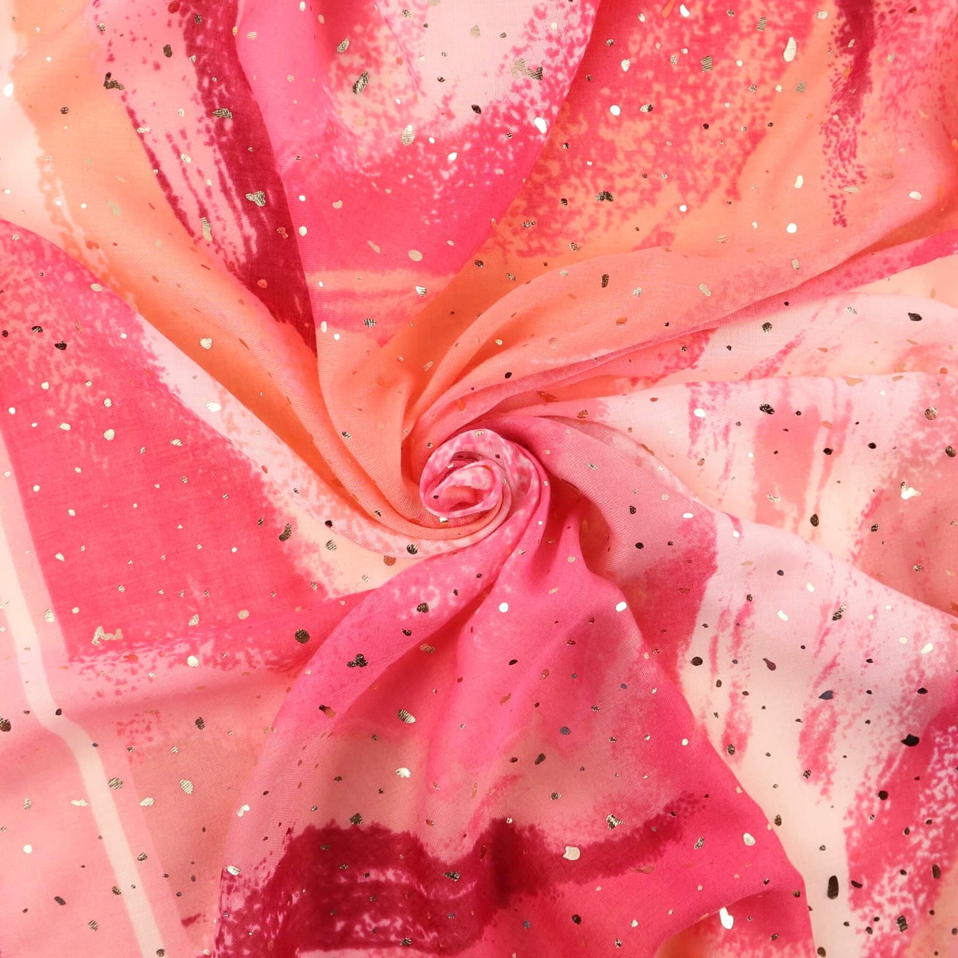 Watercolour Effect Soft Sparking Glitter Scarf - watercolour-effect-soft-lightweight-sparking-glitter-scarf-Scarf