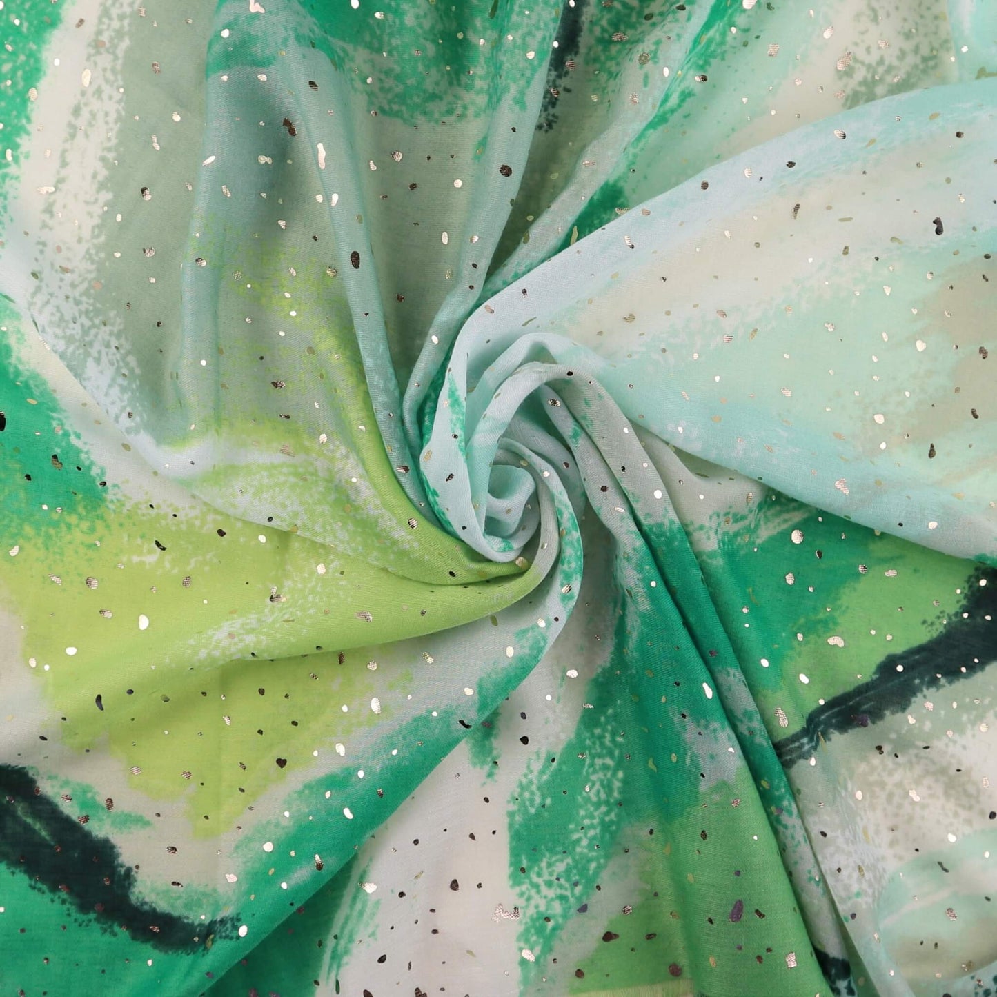 Watercolour Effect Soft Sparking Glitter Scarf - watercolour-effect-soft-lightweight-sparking-glitter-scarf-Scarf