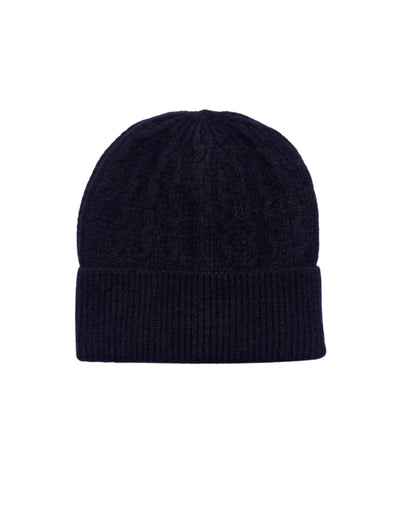 Aurora's Array: Black-Knitted-Hat-Flat-Lay