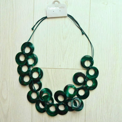 green-bold-marble-effect-adjustable-length-statement-necklace-flat-lay
