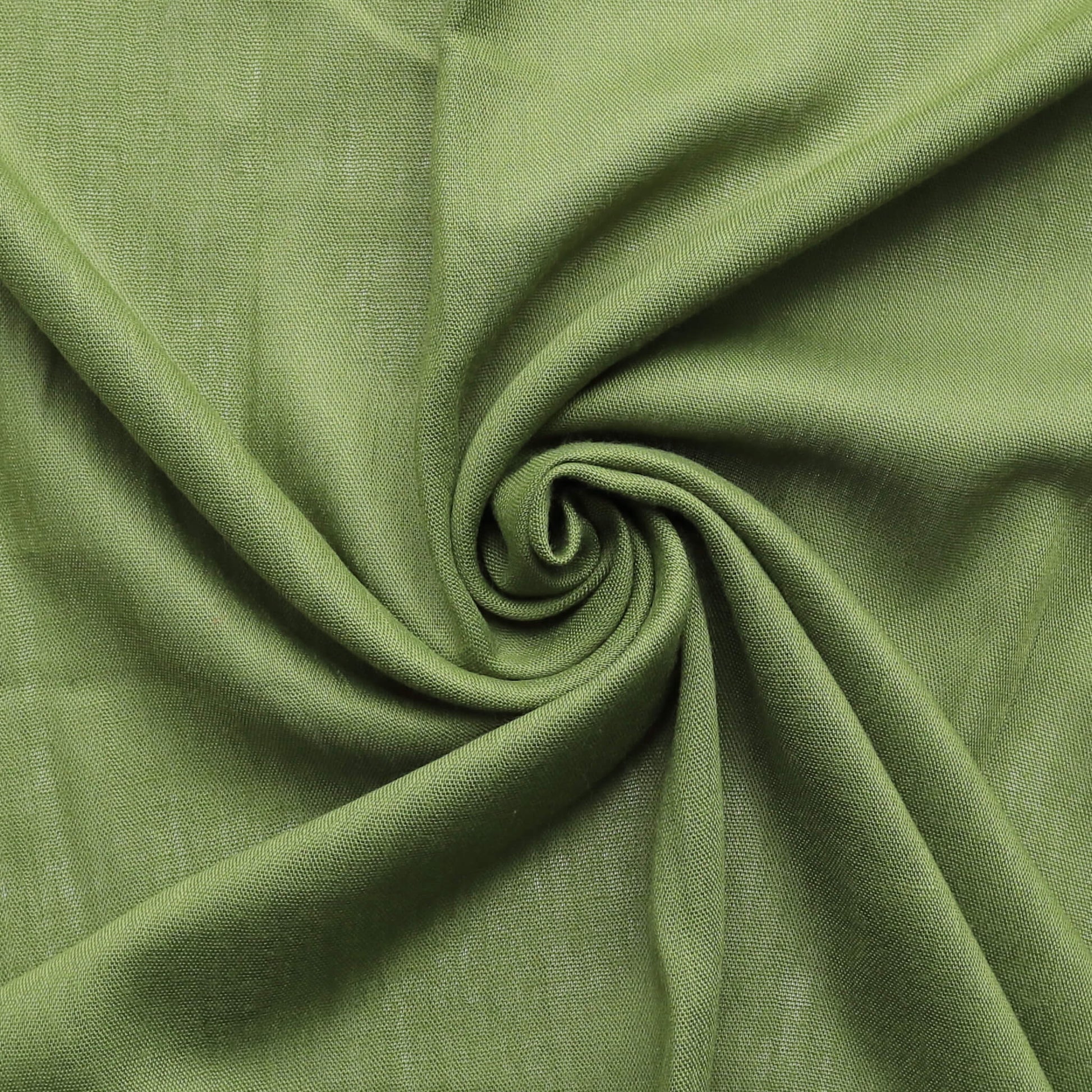 Olive-Green-Large-Lightweight-Plain-Tasselled-Pashmina-Scarf-Pattern