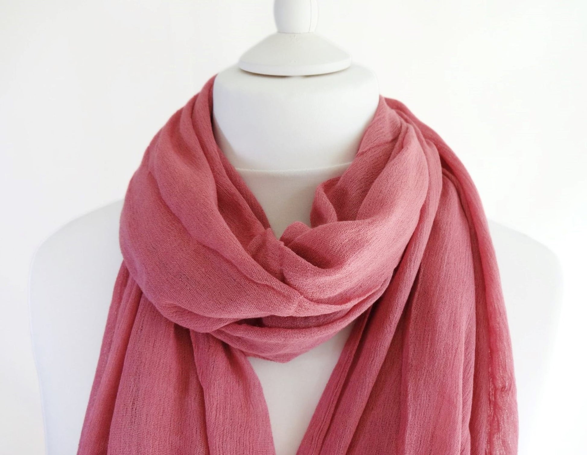 Plain Long Oversized Frayed Scarf|Wrap|Hijab - plain-long-oversized-lightweight-soft-frayed-scarf-wrap-shawl-hijab-Shawl