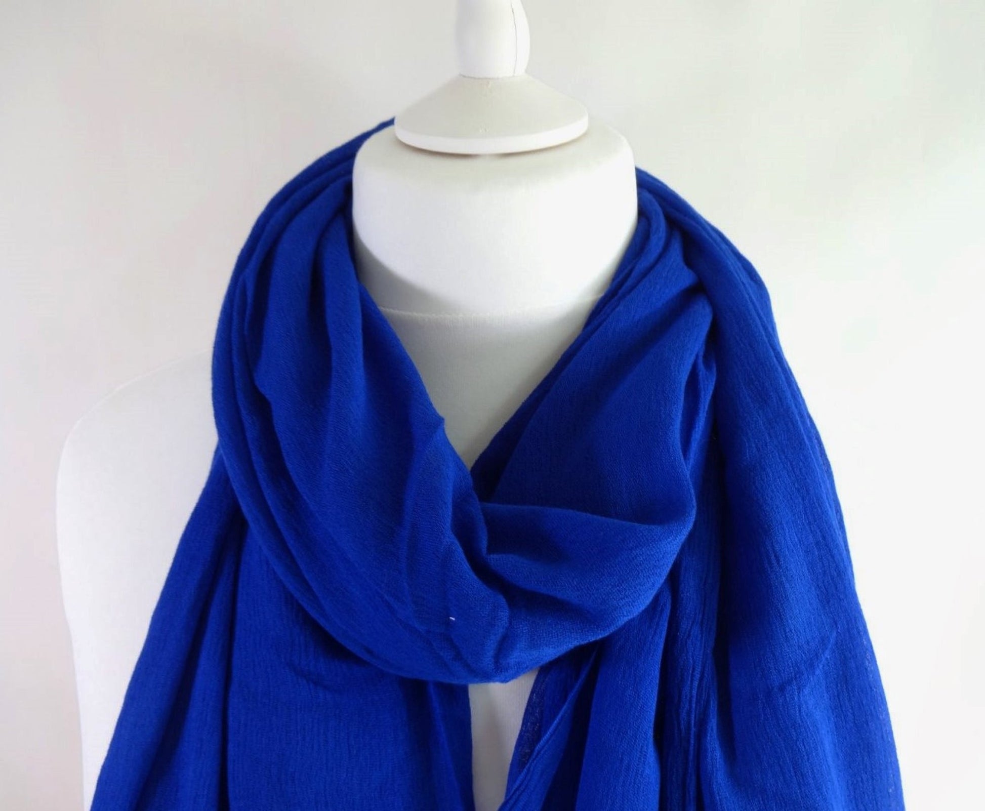 Plain Long Oversized Frayed Scarf|Wrap|Hijab - plain-long-oversized-lightweight-soft-frayed-scarf-wrap-shawl-hijab-Shawl