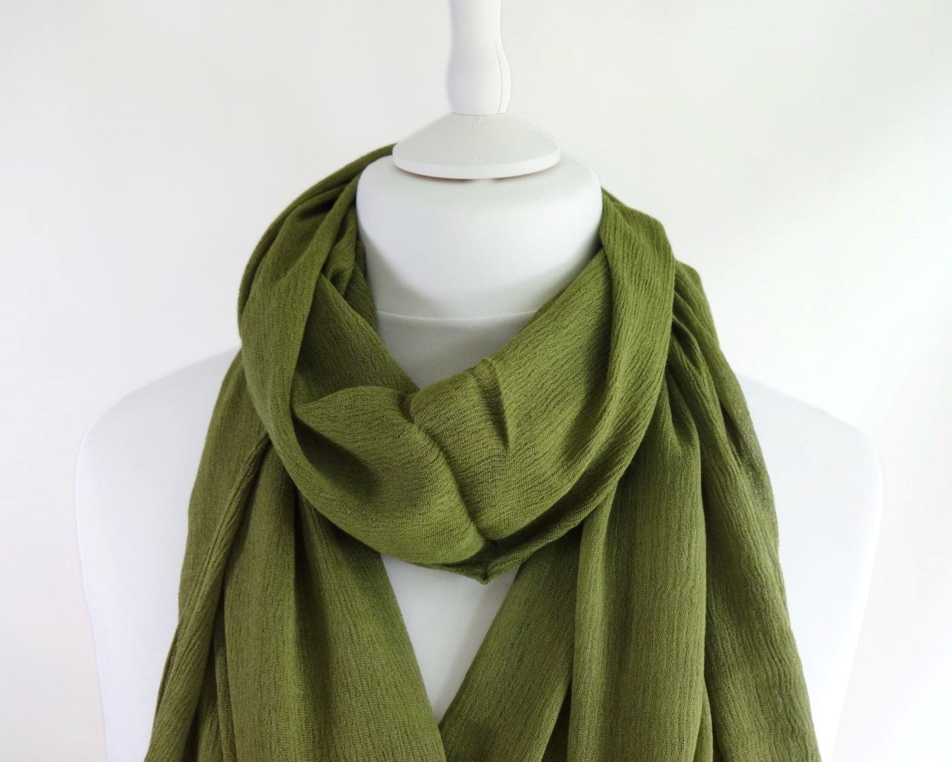 Plain Long Oversized Frayed Scarf|Wrap|Hijab - plain-long-oversized-lightweight-soft-frayed-scarf-wrap-shawl-hijab-Shawl