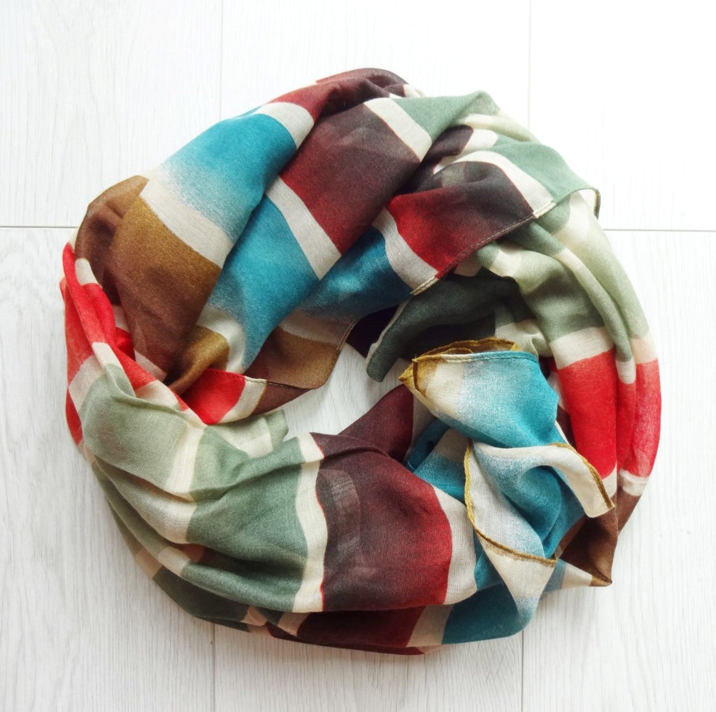 Rainbow Tie Dye Print Super Soft Lightweight Scarf|Wrap|Shawl - rainbow-tie-dye-print-super-soft-lightweight-scarf-wrap-shawl-Scarf
