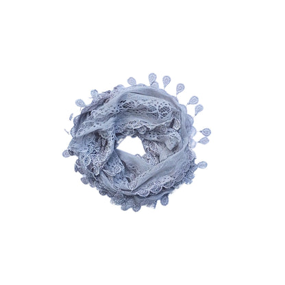 Pretty Leaves Lace Scarf – Lightweight & Delicate
