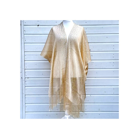 Sparkly Lace Kimono – Plus Size Friendly Cover-Up