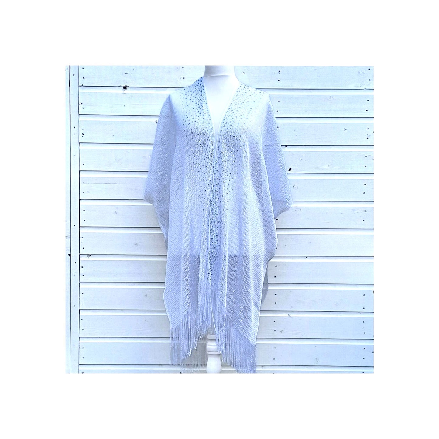 Sparkly Lace Kimono – Plus Size Friendly Cover-Up