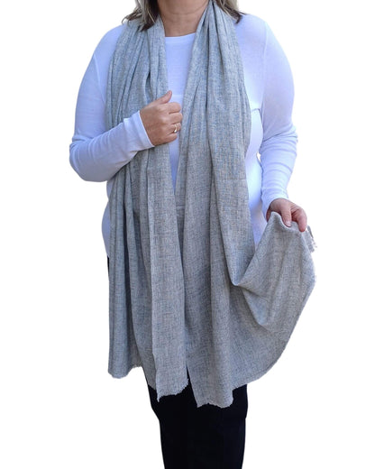 Handmade Plain Cashmere Scarf